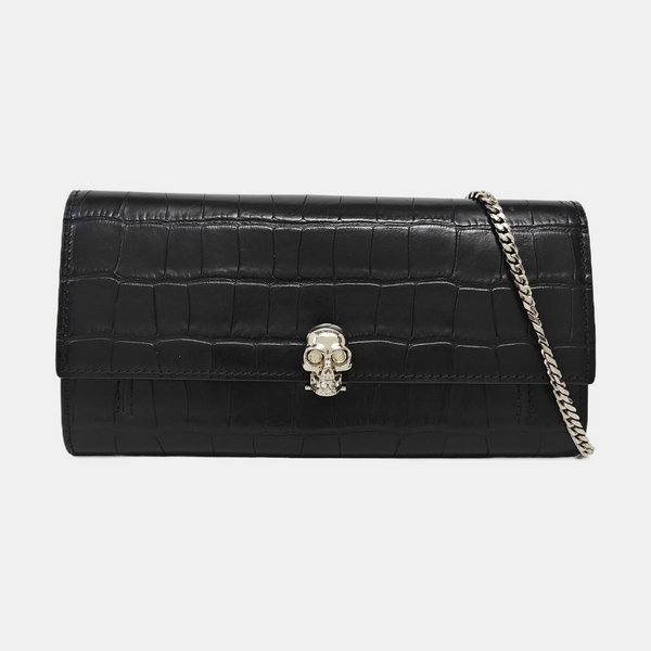 Calfskin Shoulder Bag Black