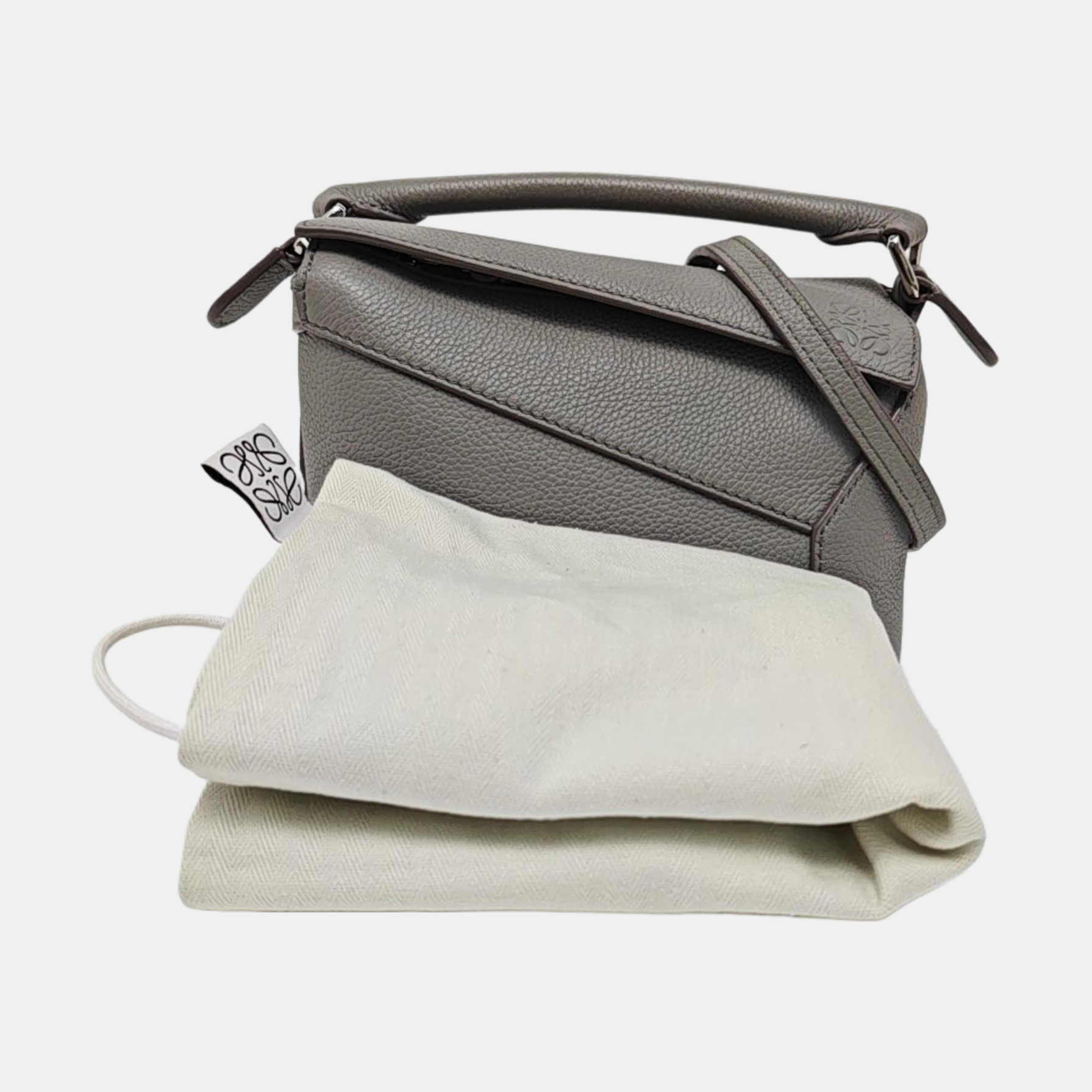 Puzzle Mini Calfskin Gray