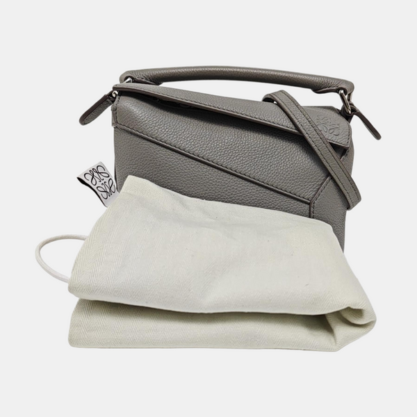 Puzzle Mini Calfskin Gray