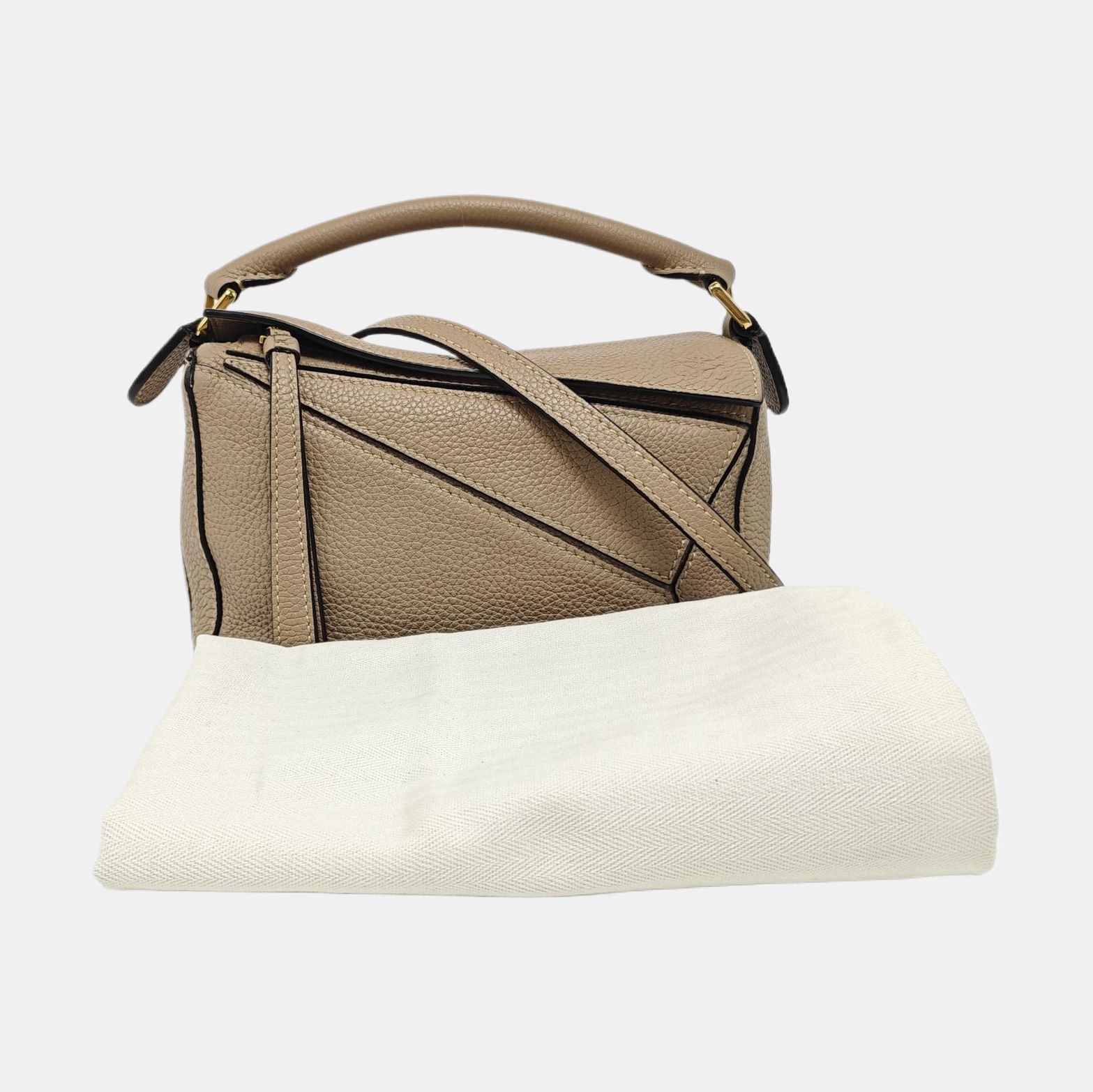 Puzzle Mini Calfskin Gray