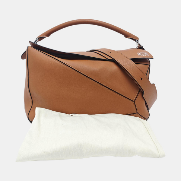 Puzzle Large Calfskin Brown