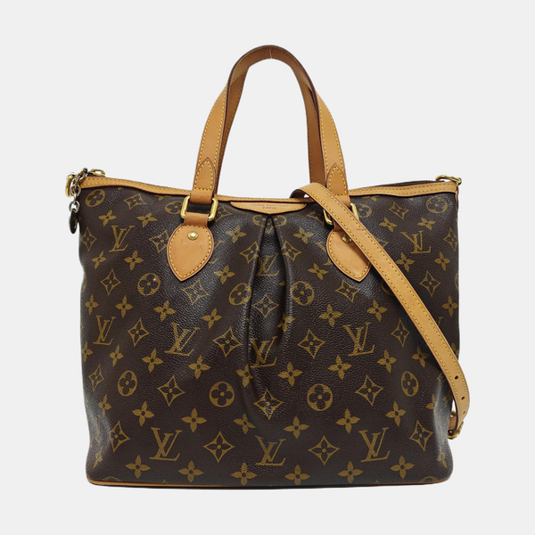 PALERMO PM Monogram Coated Canvas Brown
