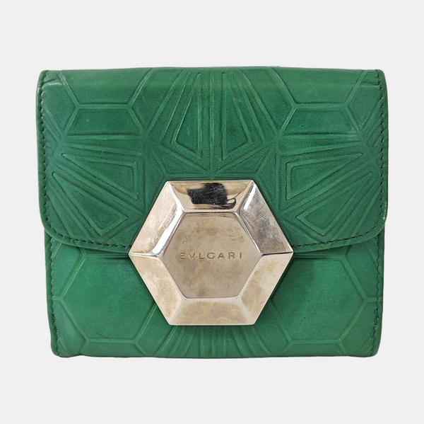 Calfskin Wallet Green