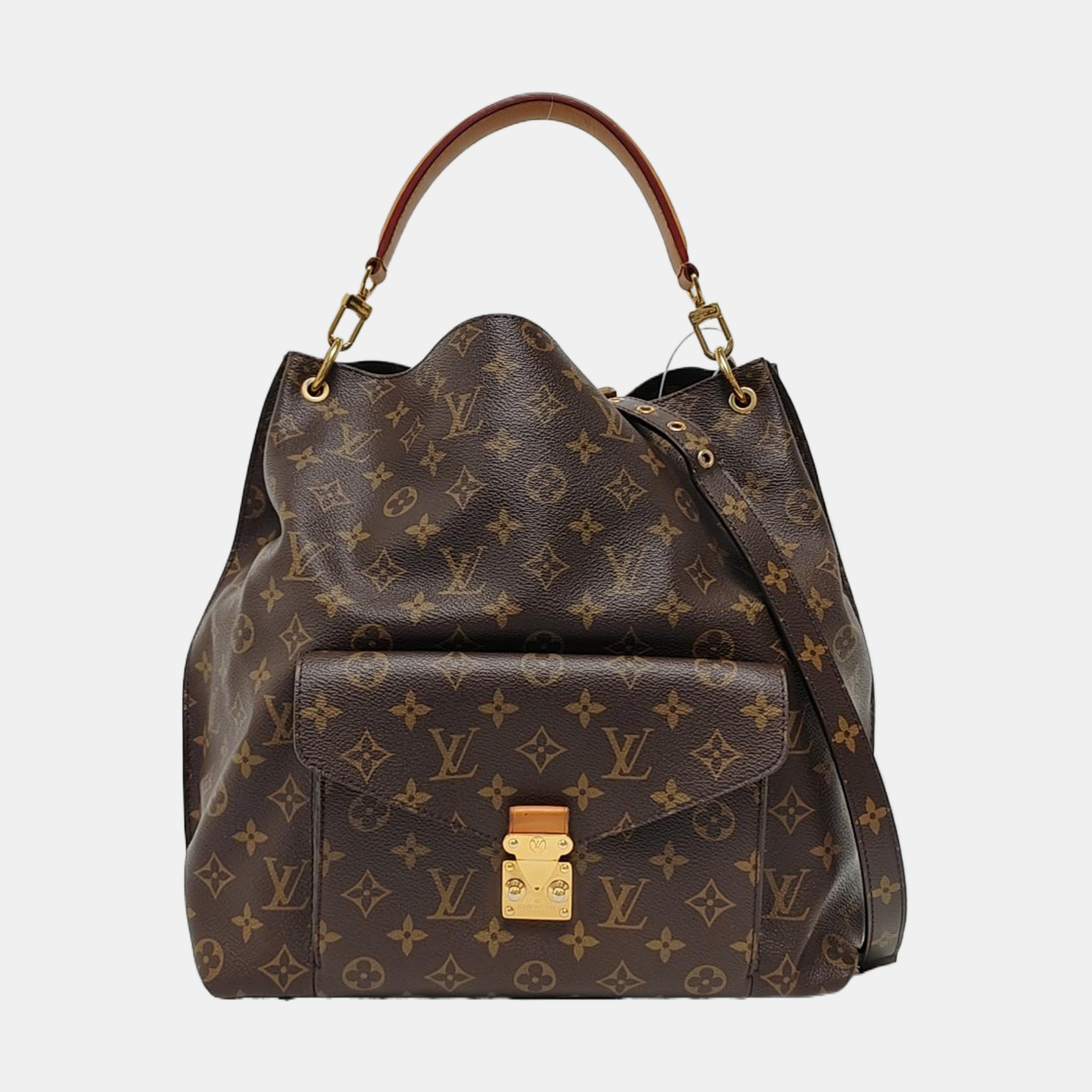 MÉTIS Monogram Coated Canvas Brown