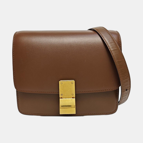 CLASSIC BOX Mini Calfskin Brown