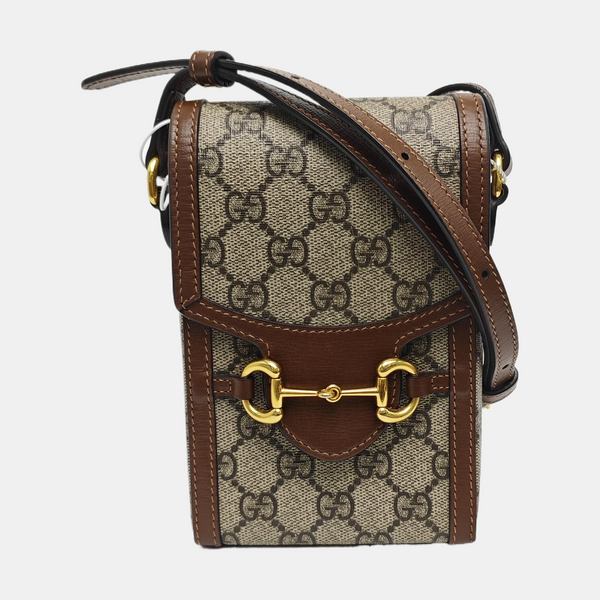 Horsebit 1955 Mini Coated Canvas Beige
