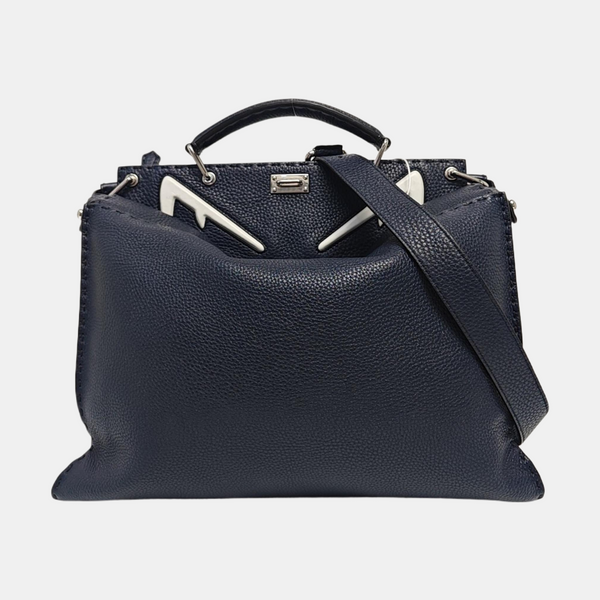 Peekaboo Calfskin Blue