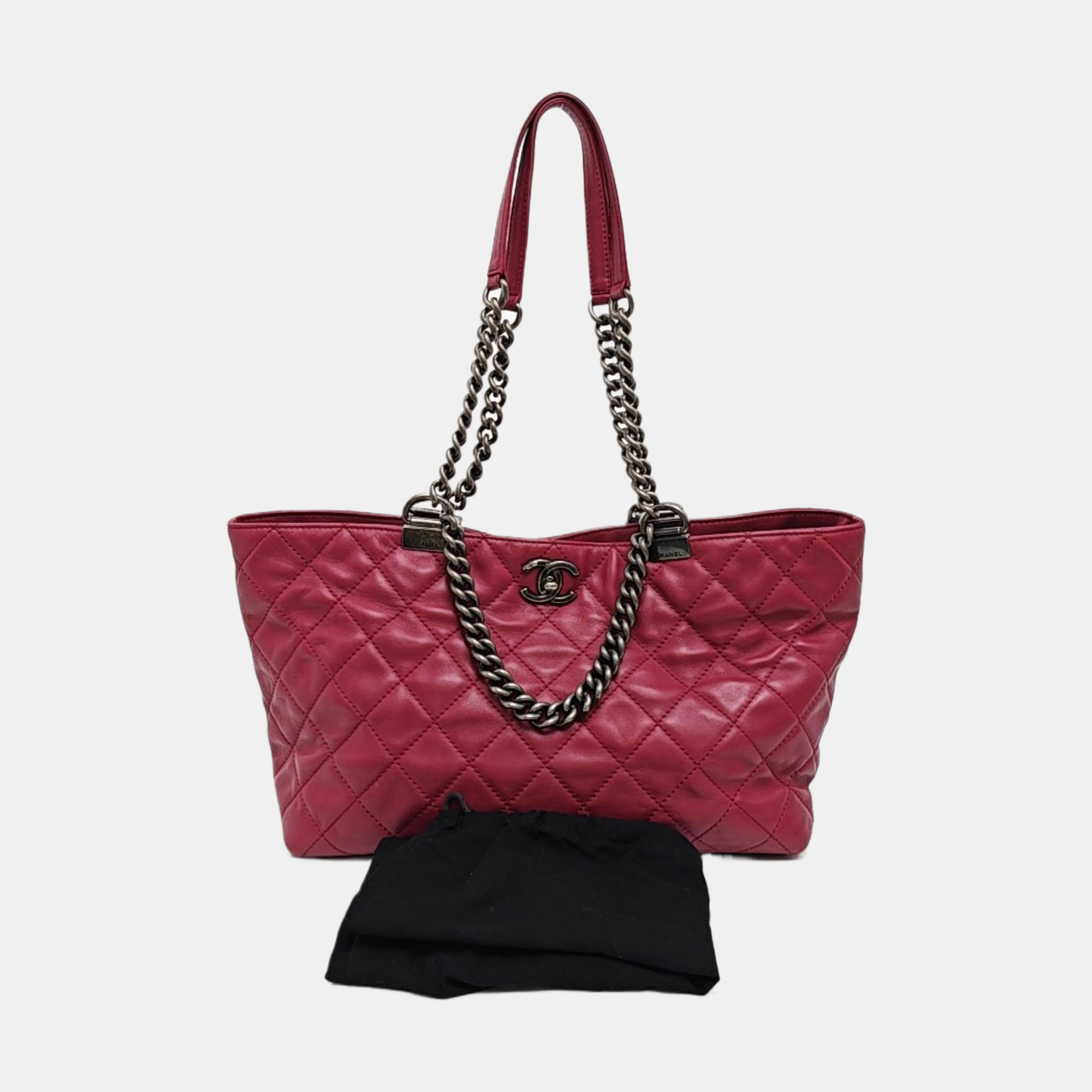 Quilted Calfskin Red