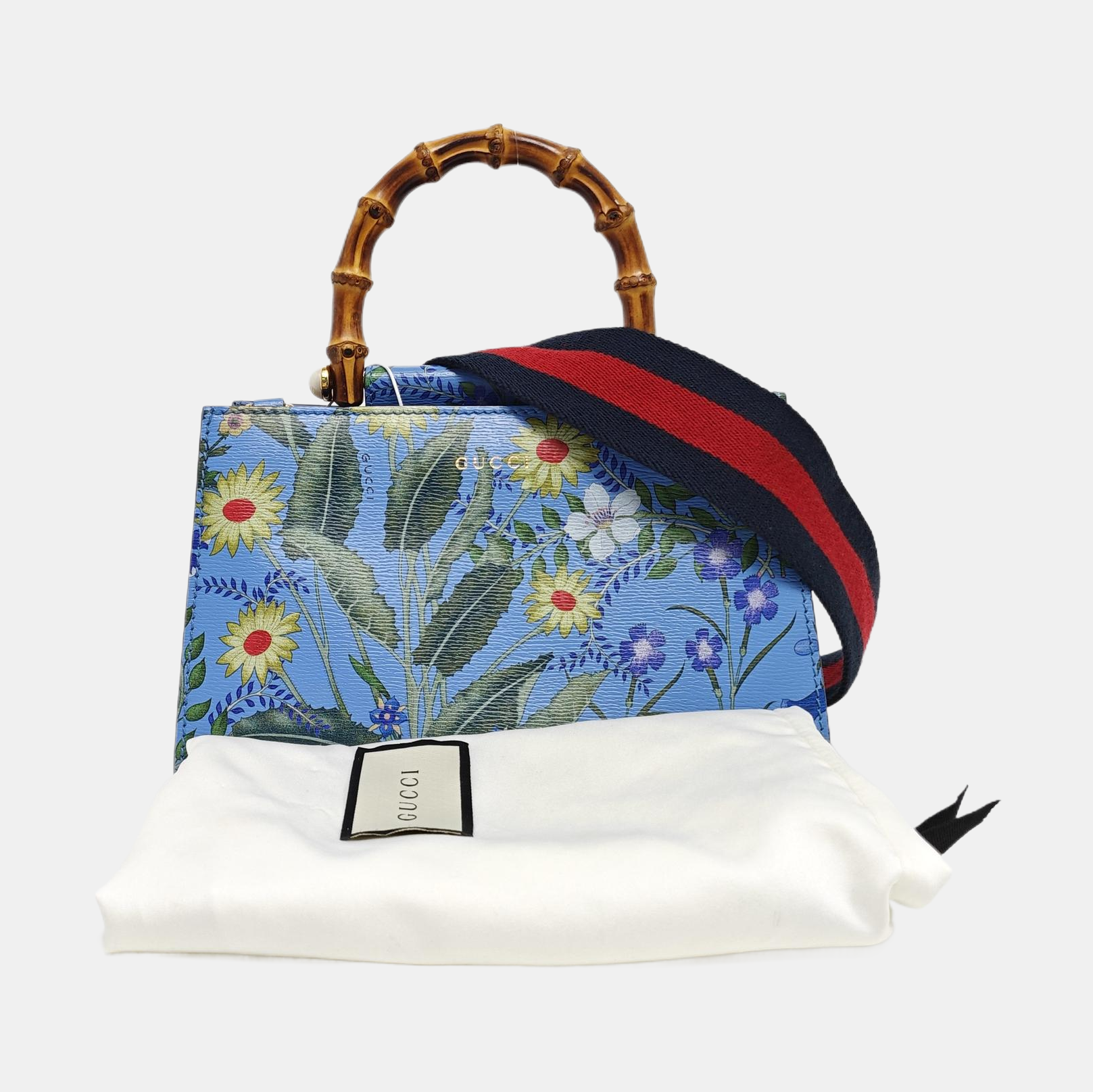 Nymphaea Mini Calfskin Blue