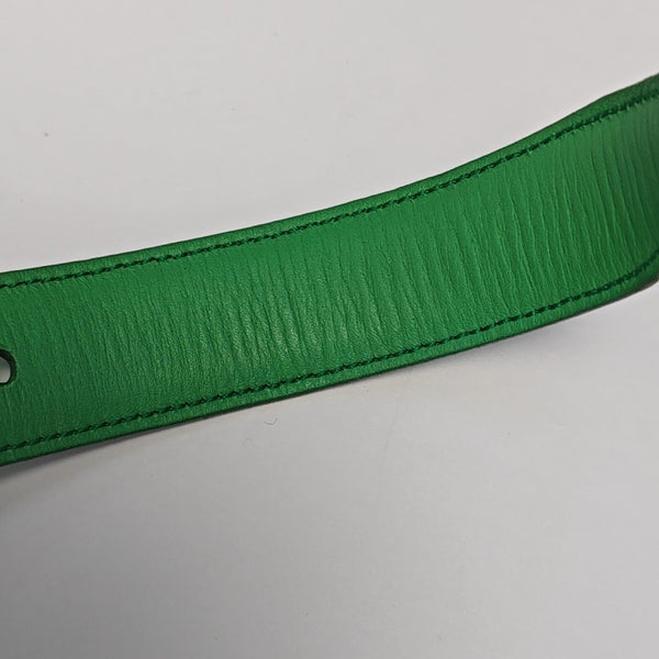 Leather Belt Green