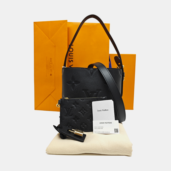ALL IN BB Monogram Calfskin Black