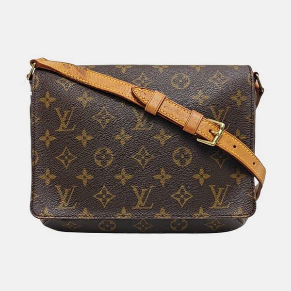 MUSETTE TANGO Monogram Coated Canvas Brown