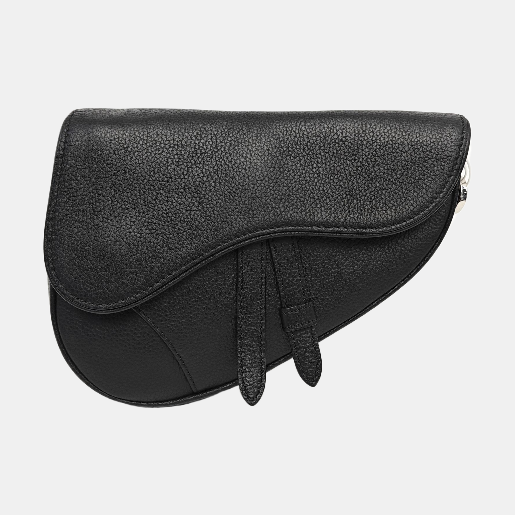 Saddle Mini Calfskin Black