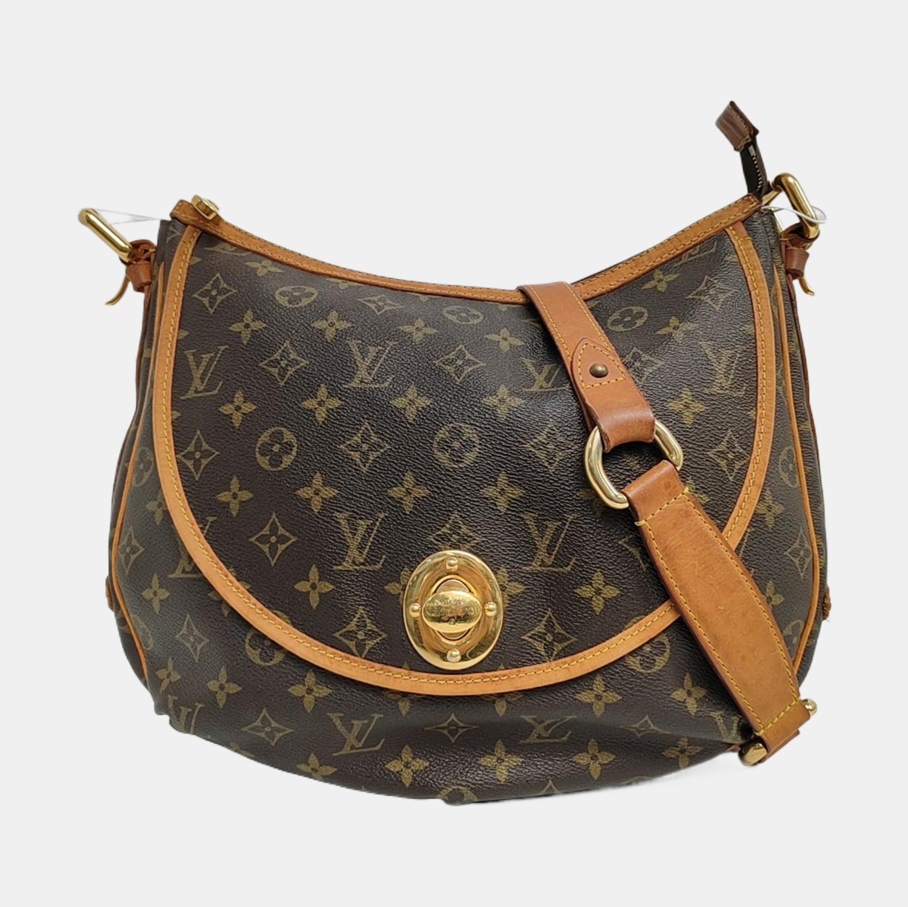 TULUM GM Monogram Coated Canvas Brown