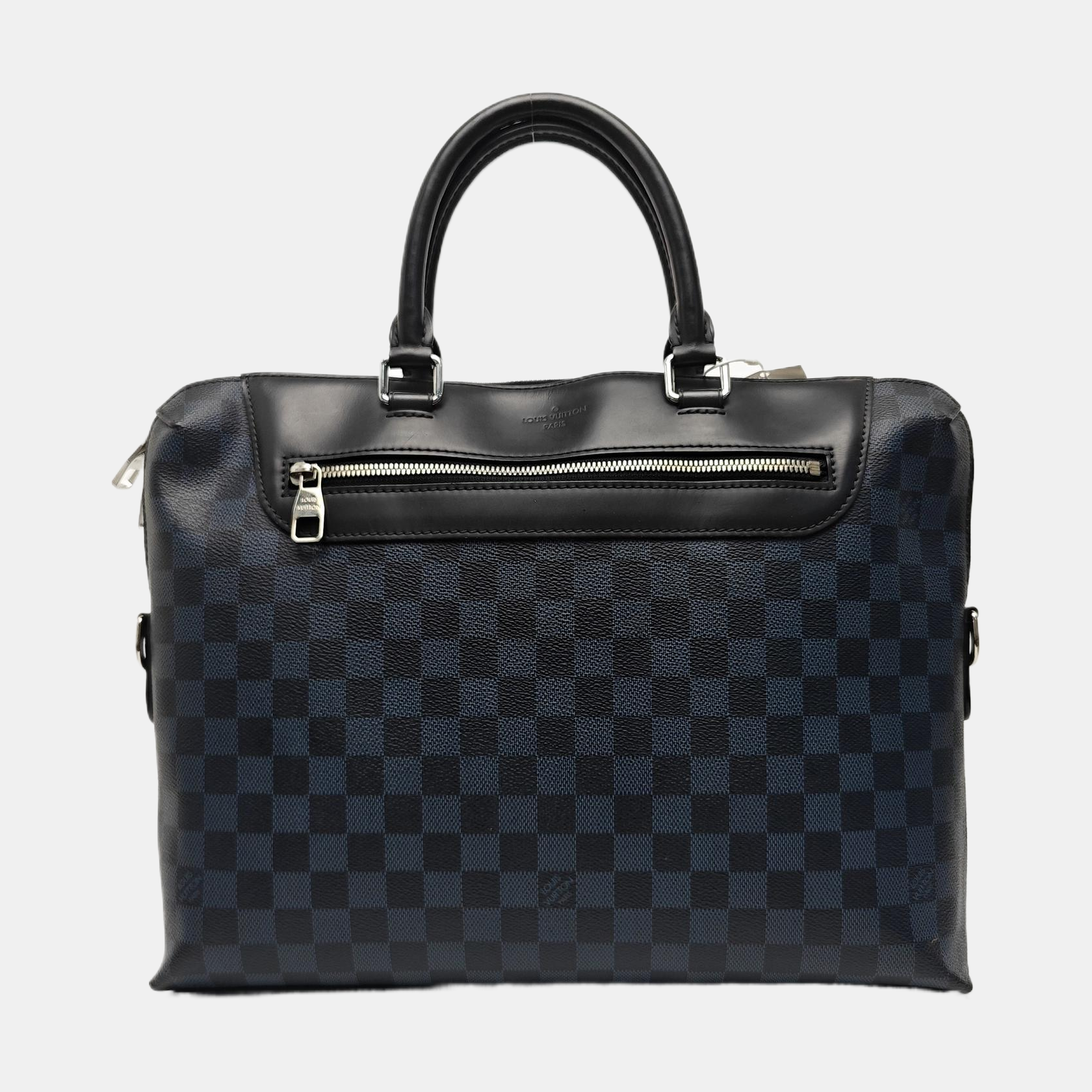 PORTE-DOCUMENTS Damier Coated Canvas Blue