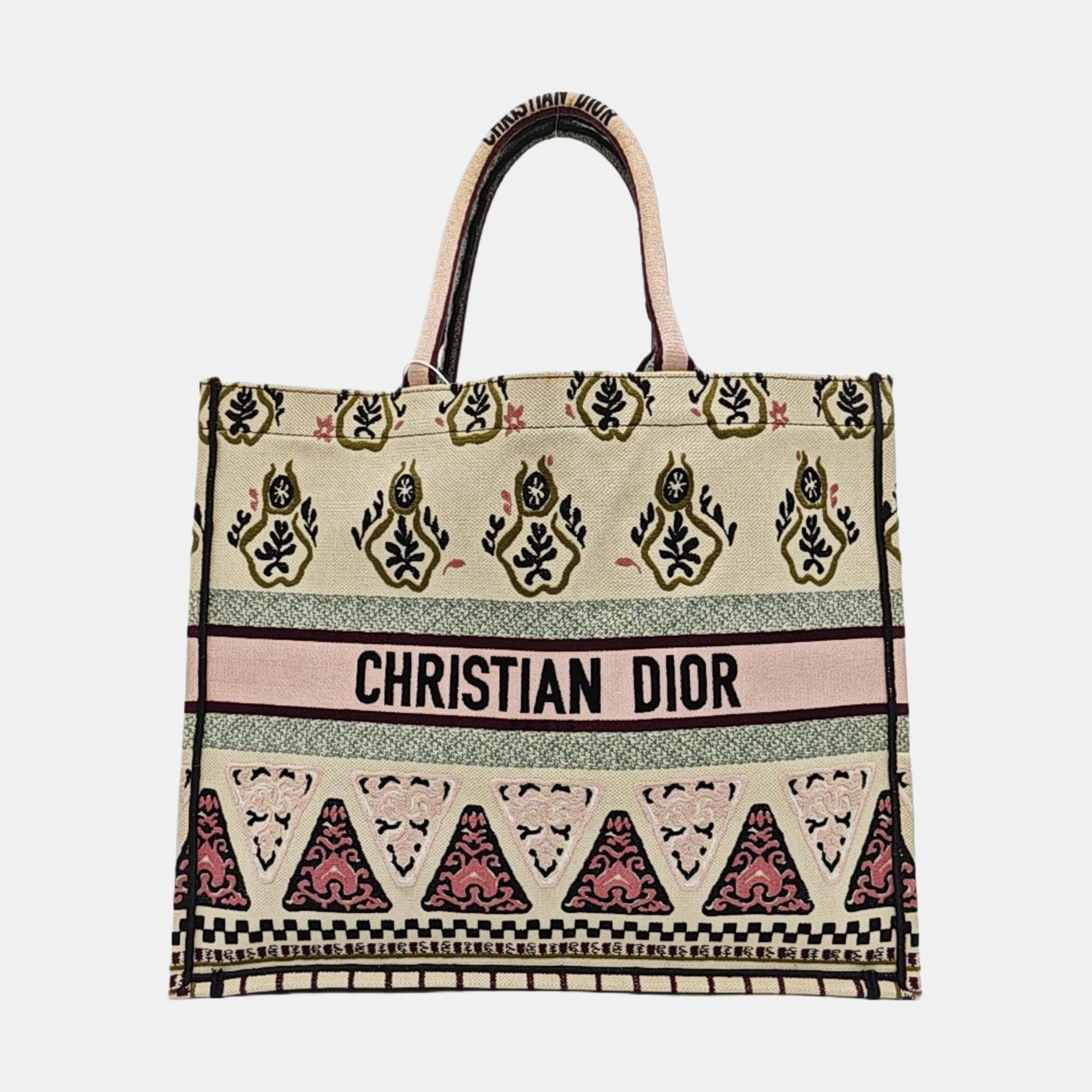 Authenticated pre-owned  Book Tote Large Canvas Multicolor - Tote Bag at Looply