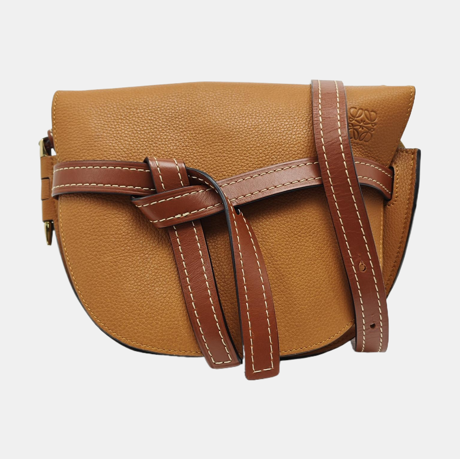 Gate Small Calfskin Brown