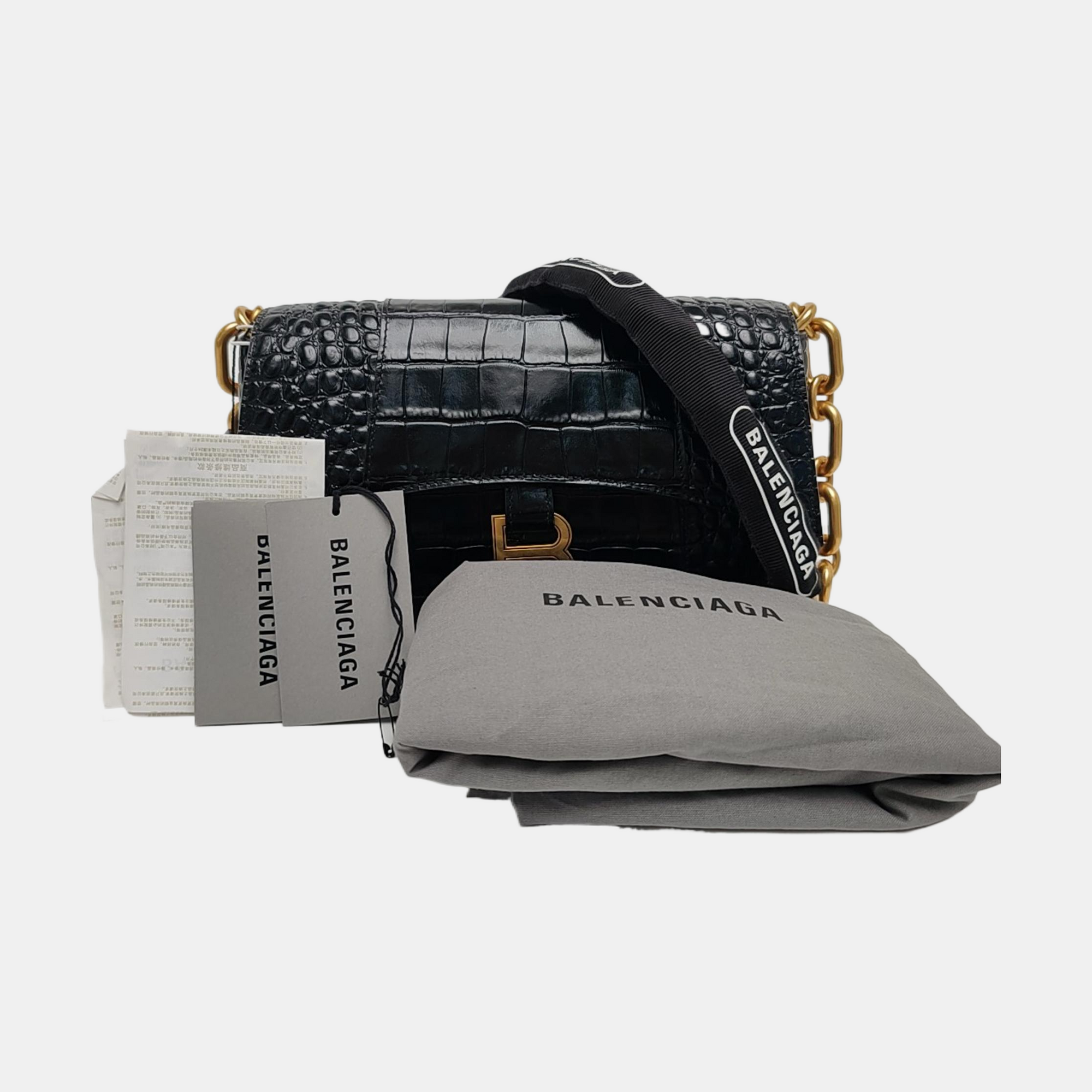 Downtown Super Mini Calfskin Black