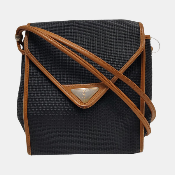 Calfskin Shoulder Bag Black