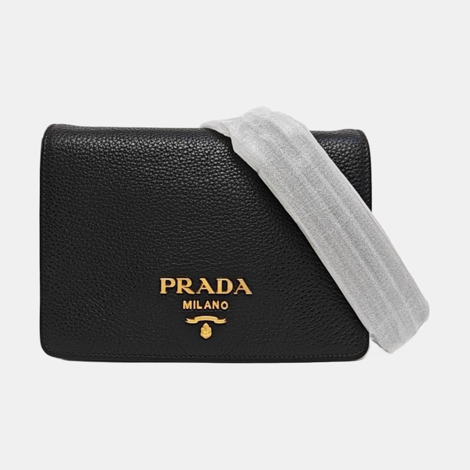 Calfskin Shoulder Bag Black