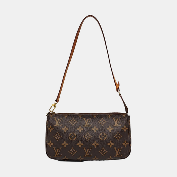 ACCESSOIRES GM Monogram Coated Canvas Brown