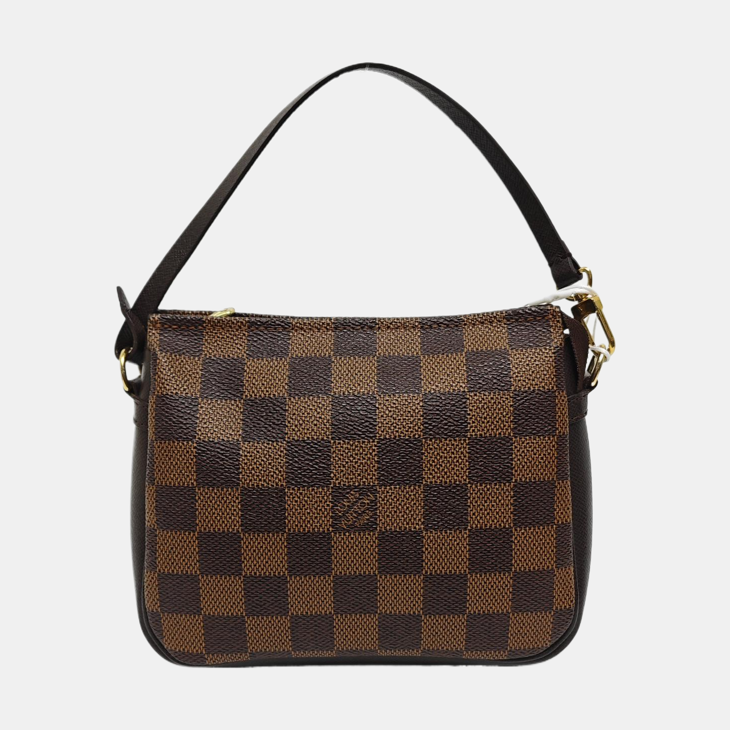 TROUSSE MAKE UP Damier Ebene Coated Canvas Brown