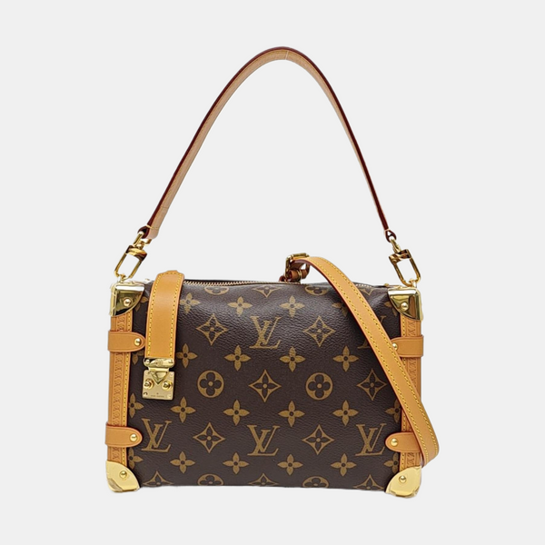 SIDE TRUNK MM Monogram Coated Canvas Brown