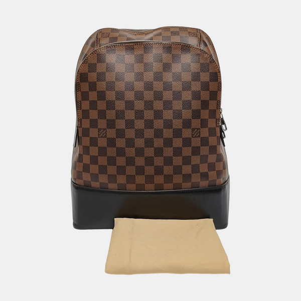 JAKE Damier Ebene Coated Canvas Brown