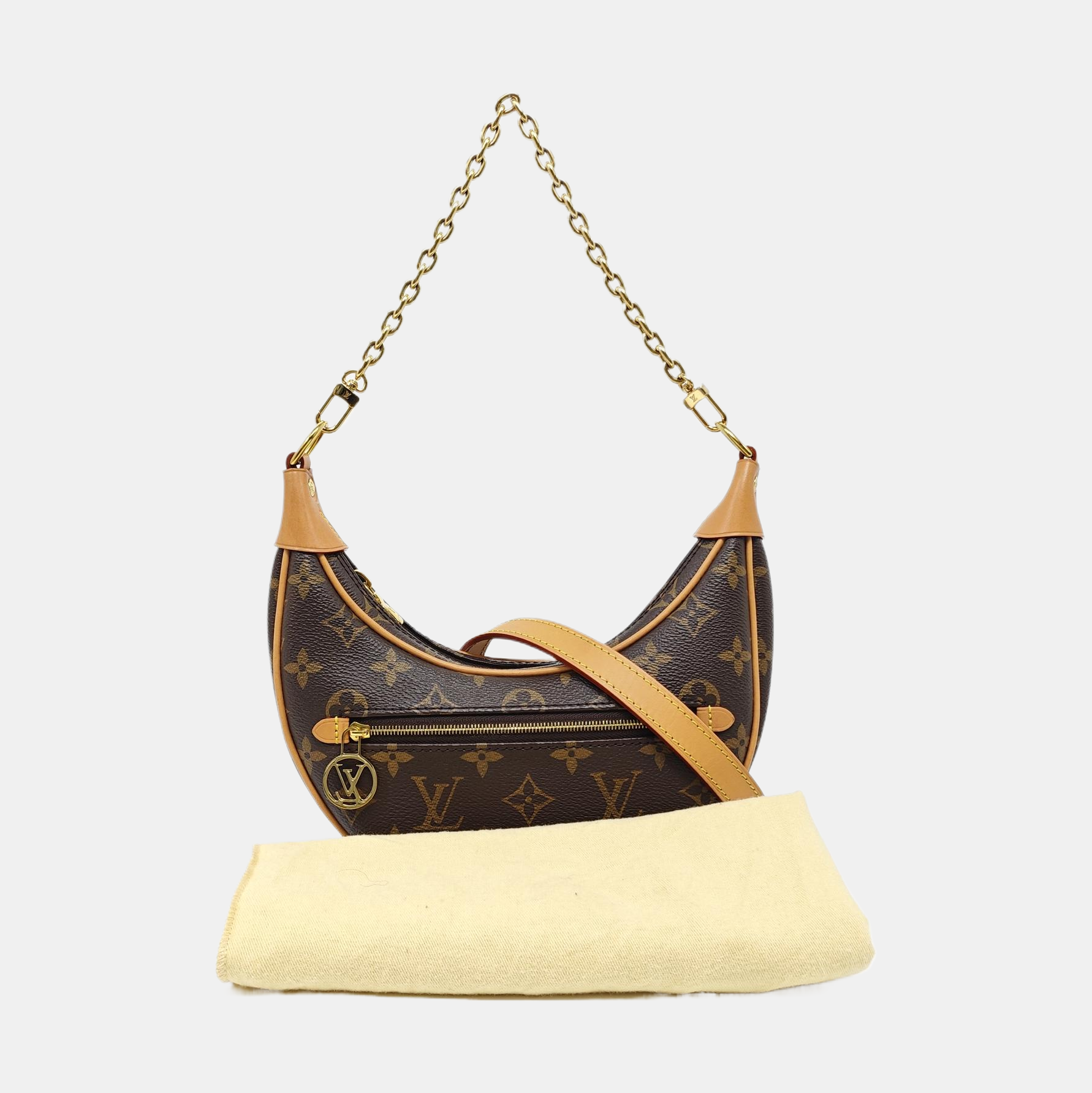 LOOP Monogram Coated Canvas Brown