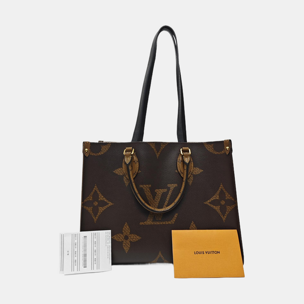 ONTHEGO MM Monogram Coated Canvas Brown