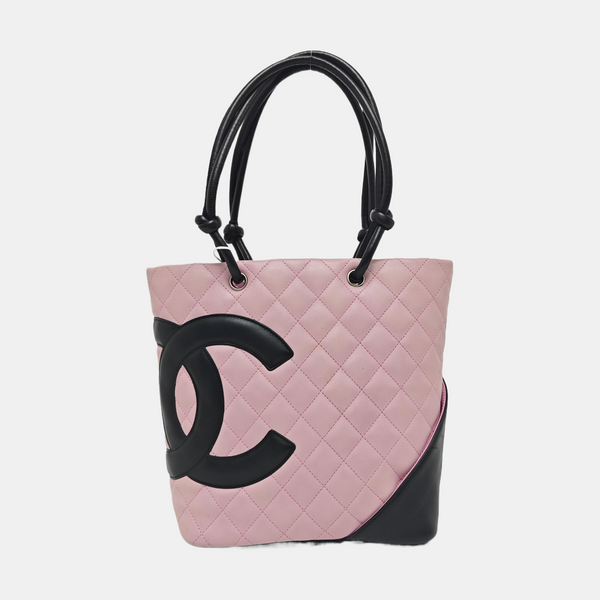 CAMBON Medium Quilted Calfskin Pink