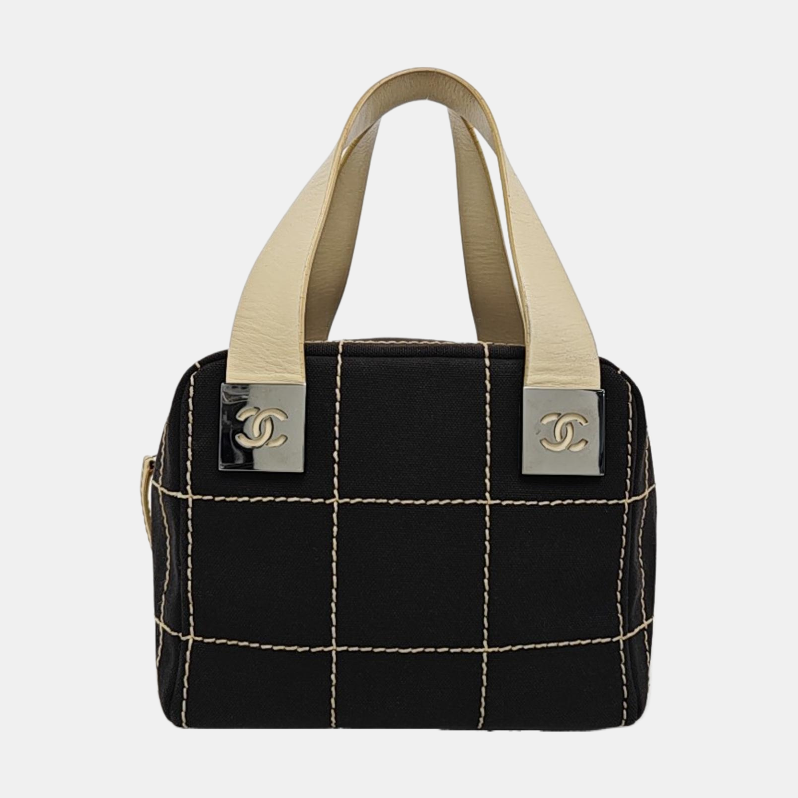 SQUARE STITCH Canvas Black