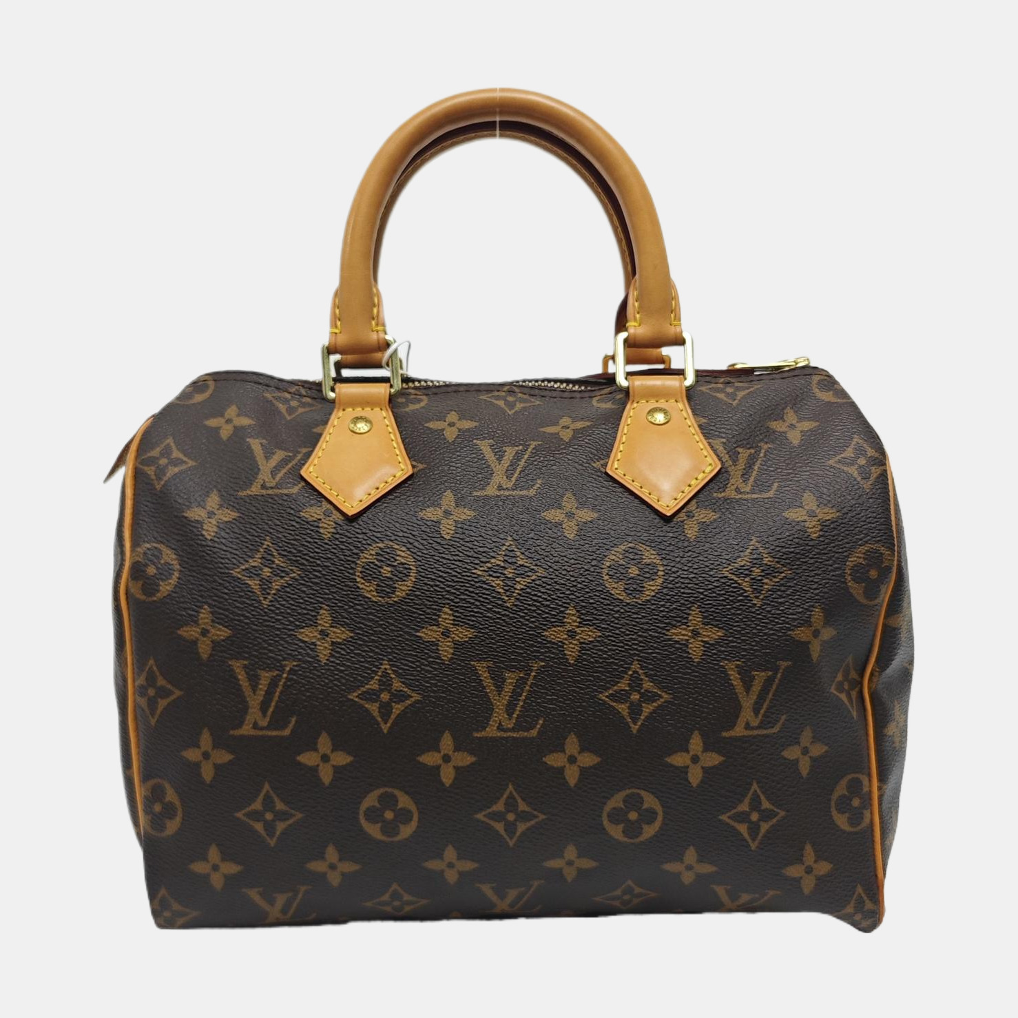 SPEEDY 25 Monogram Coated Canvas Brown