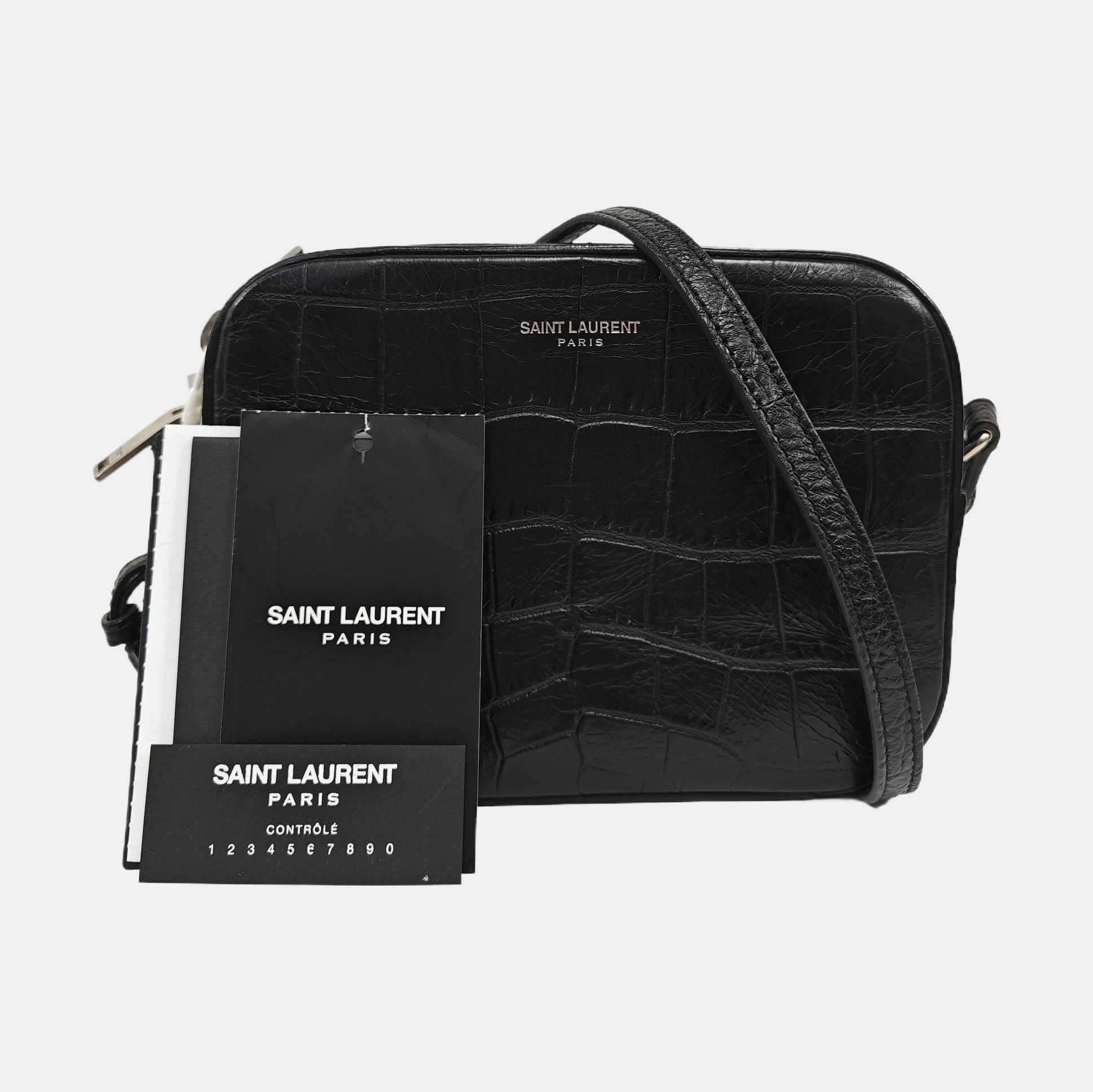 Calfskin Shoulder Bag Black