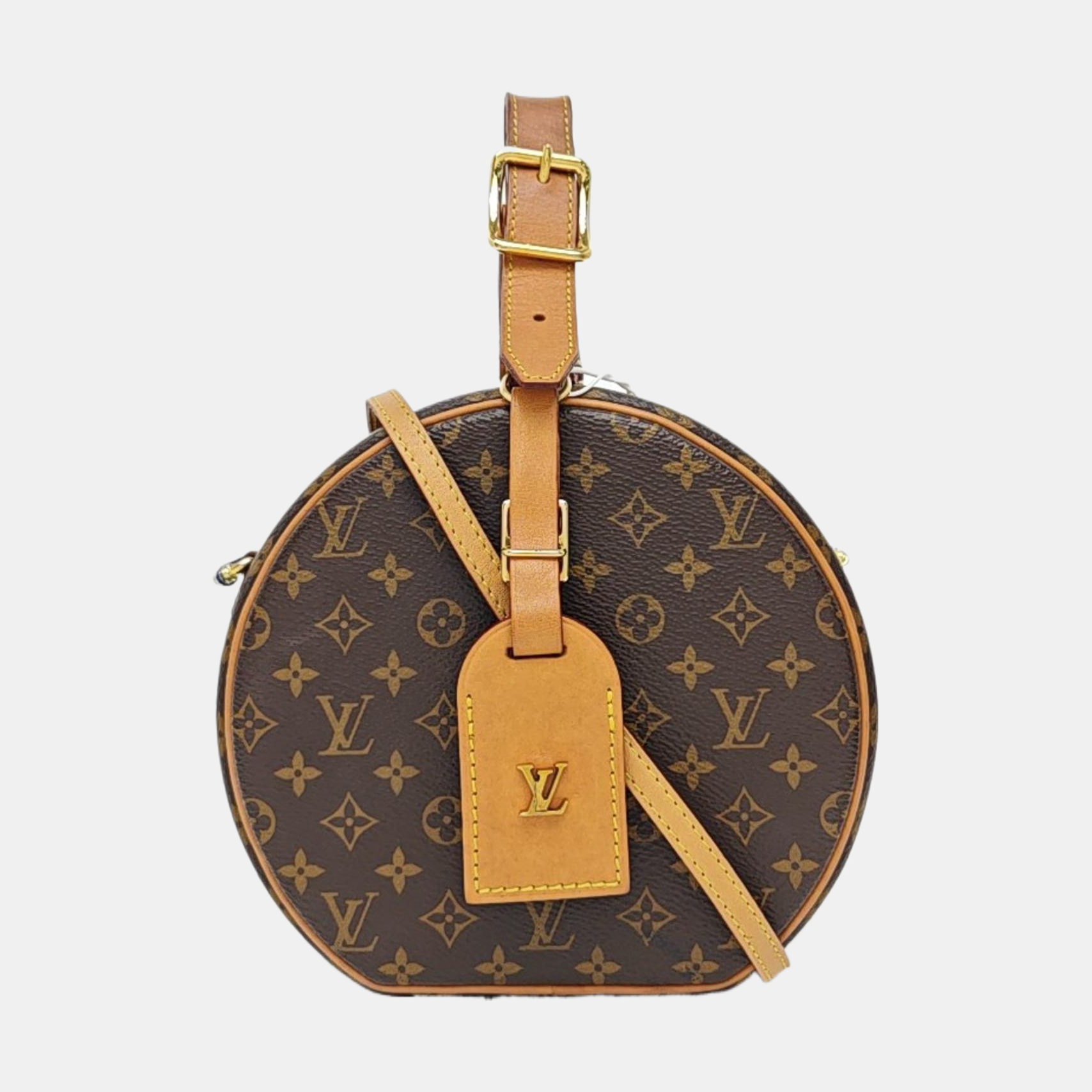 BOITE CHAPEAU PM Monogram Coated Canvas Brown