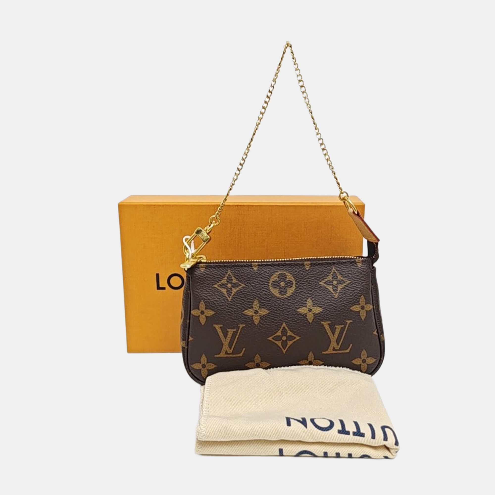 ACCESSOIRES Mini Monogram Coated Canvas Brown