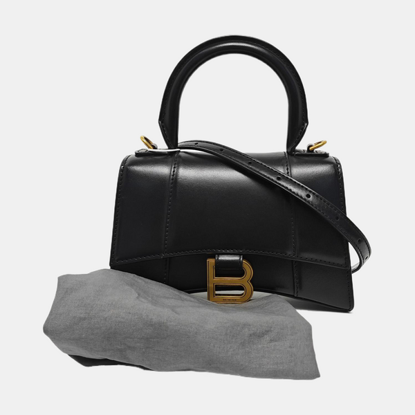 Hourglass XS Calfskin Black