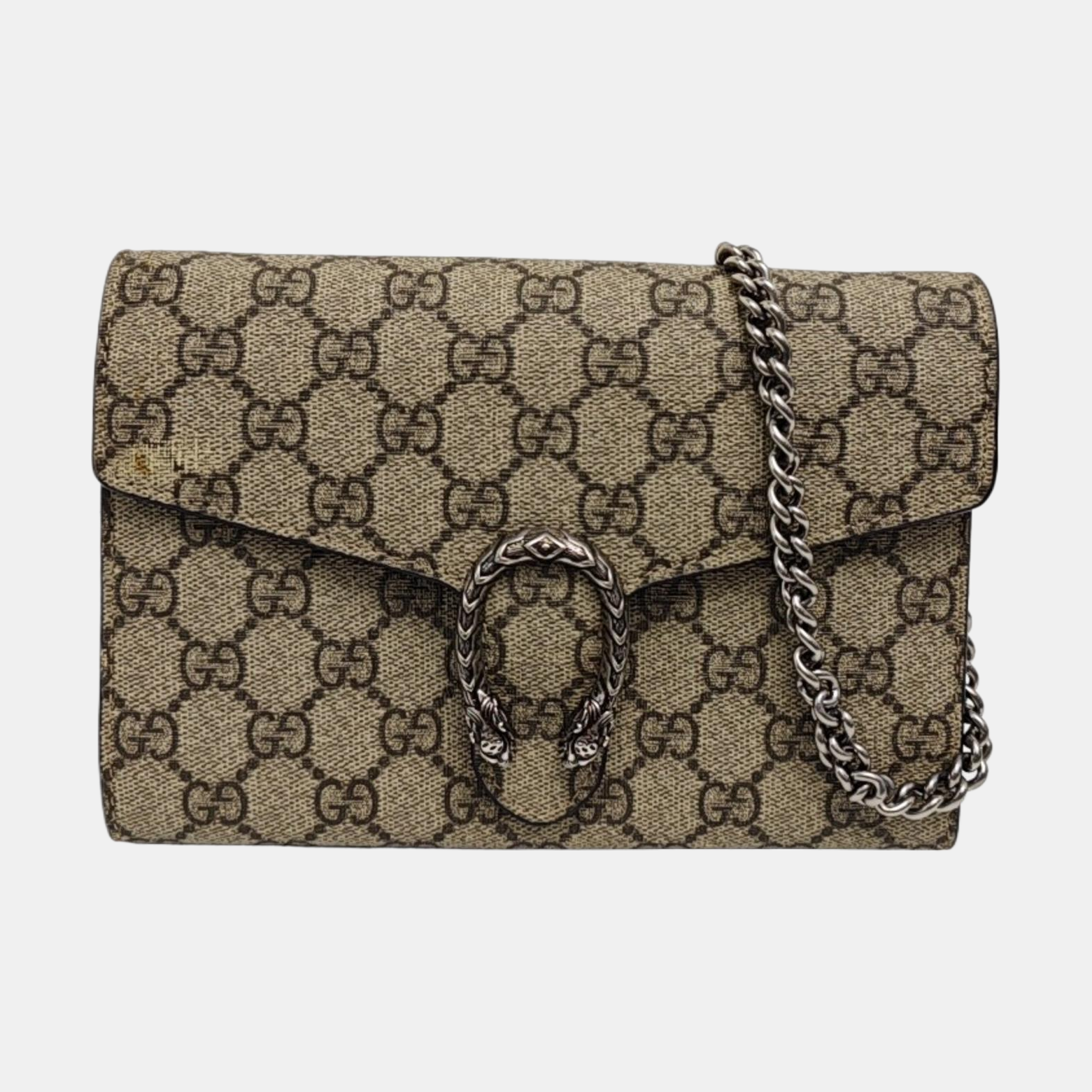 Dionysus Monogram Lona Revestida Beige