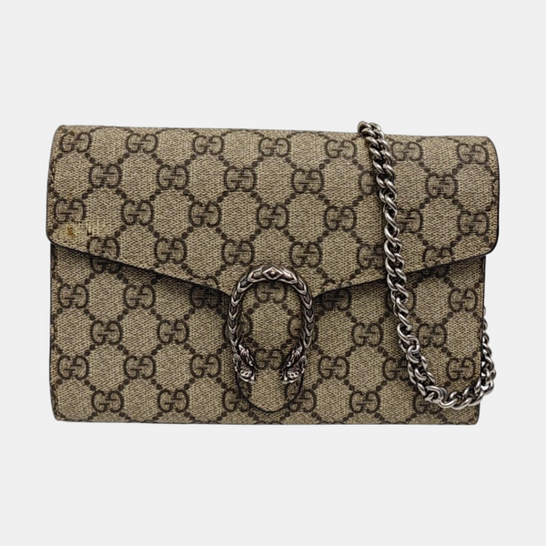 Dionysus Monogram Lona Revestida Beige