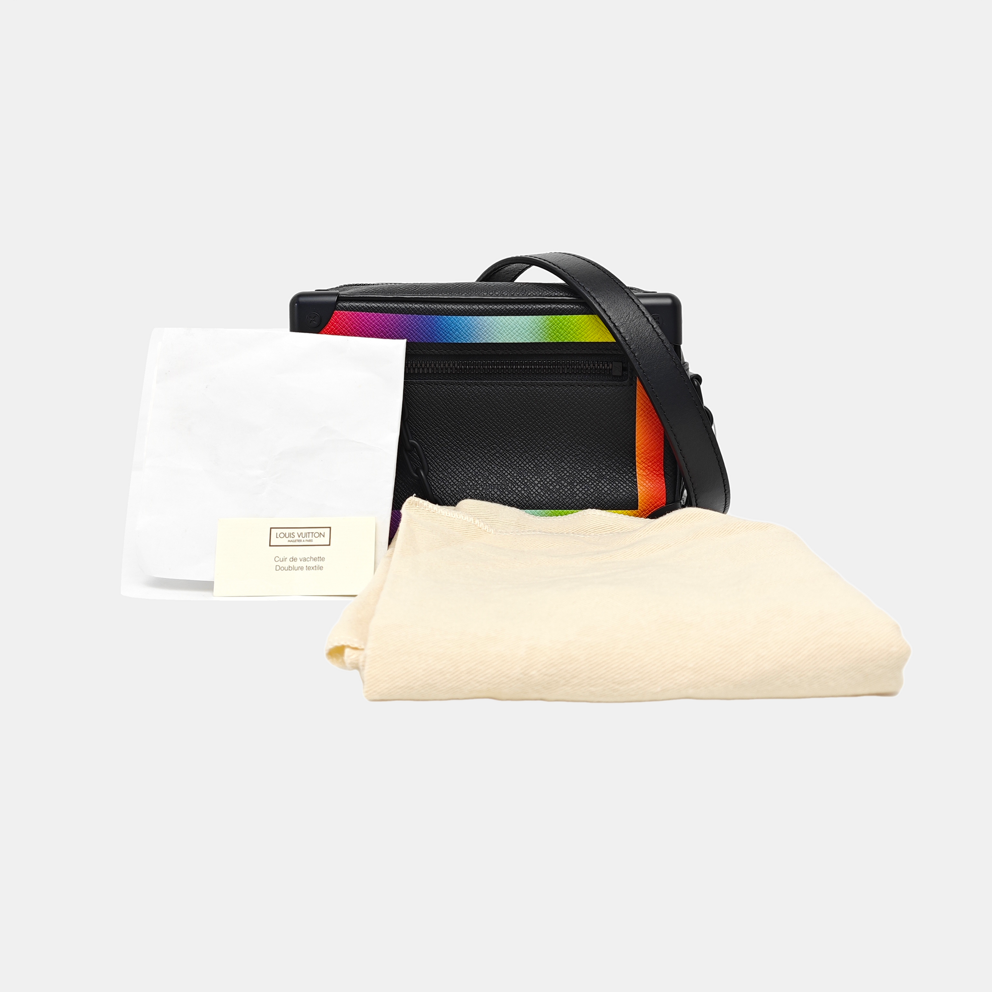 SOFT TRUNK Mini Calfskin Black