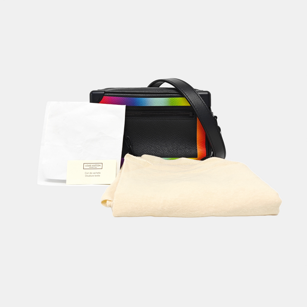 SOFT TRUNK Mini Calfskin Black