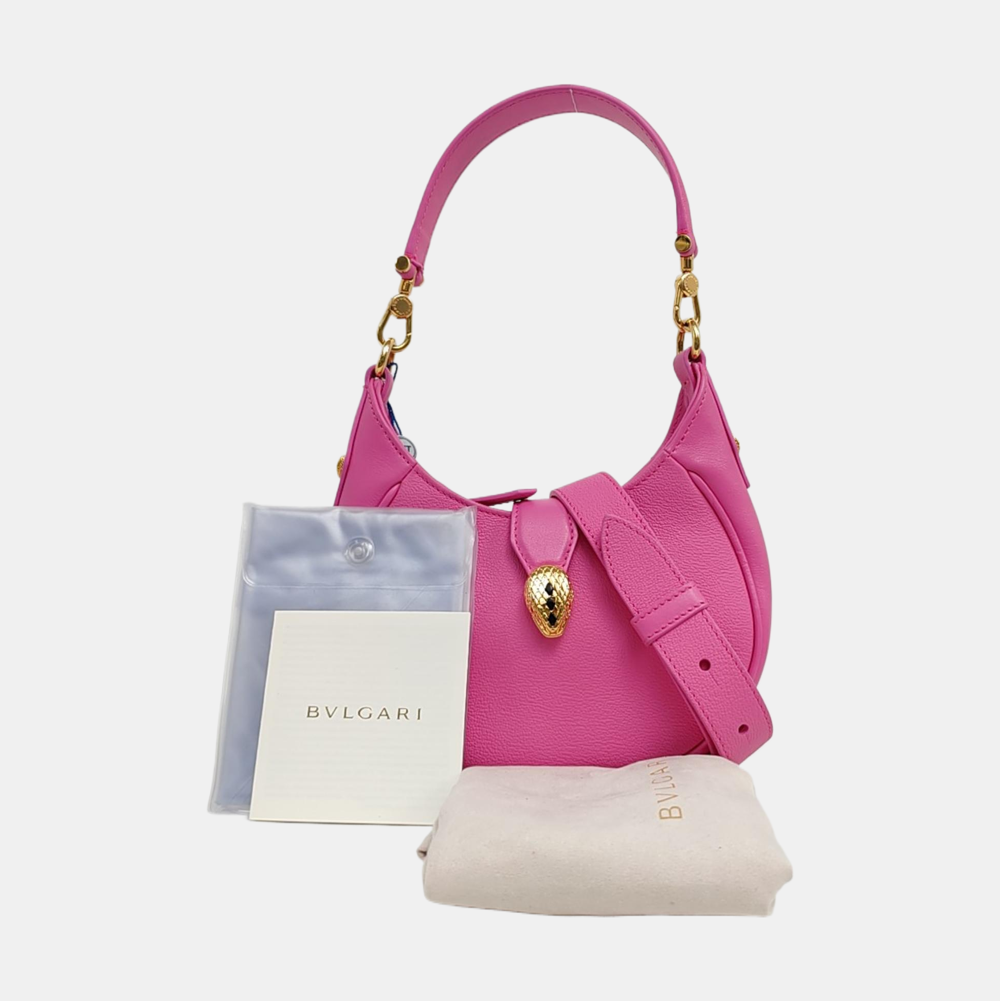 SERPENTI ELLIPSE Small Calfskin Red