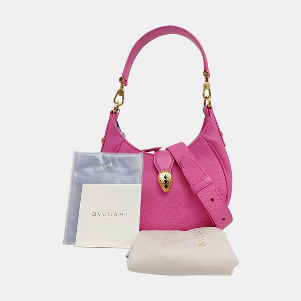 SERPENTI ELLIPSE Small Calfskin Red