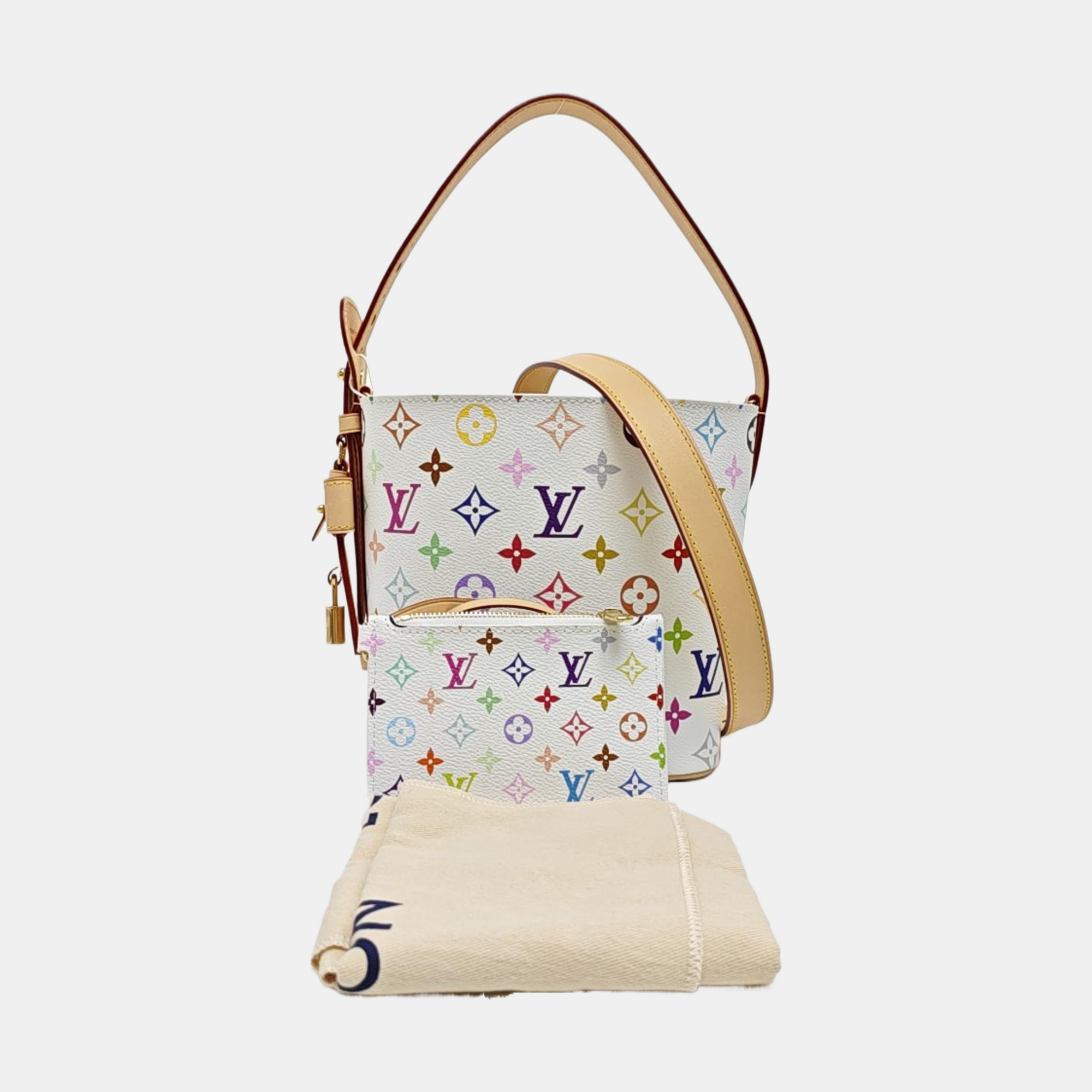 LV × TM ALL IN BB Monogram Coated Canvas White