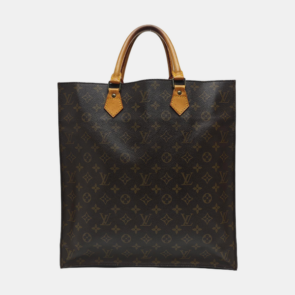 SAC PLAT GM Monogram Coated Canvas Brown