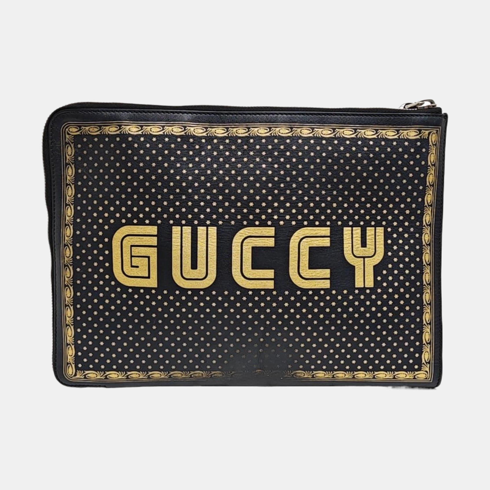 Gucci X Sega Calfskin Black