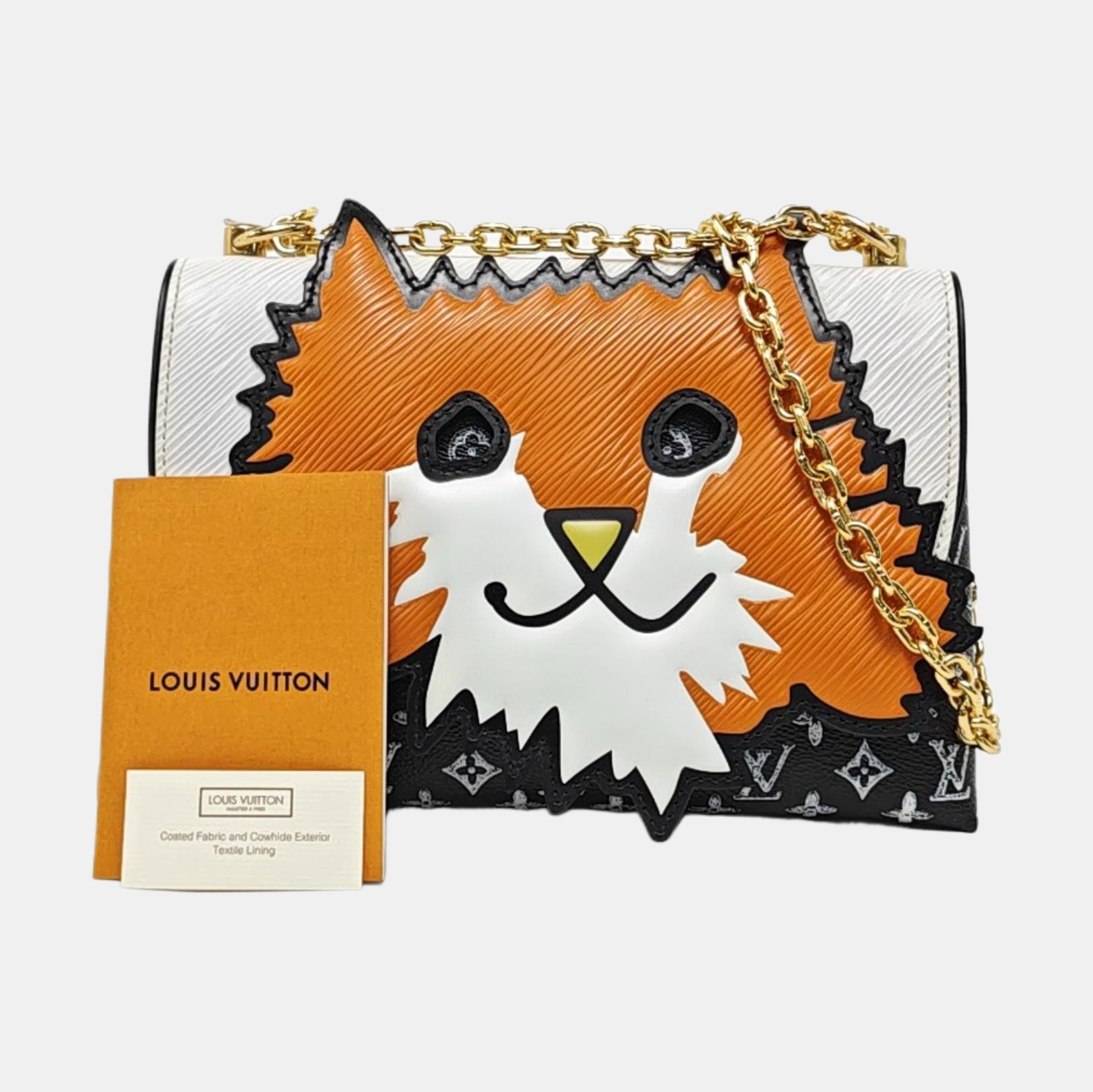 ORANGE CAT Monogram Calfskin Multicolor