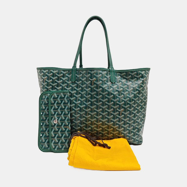 Saint Louis PM Coated Canvas Green