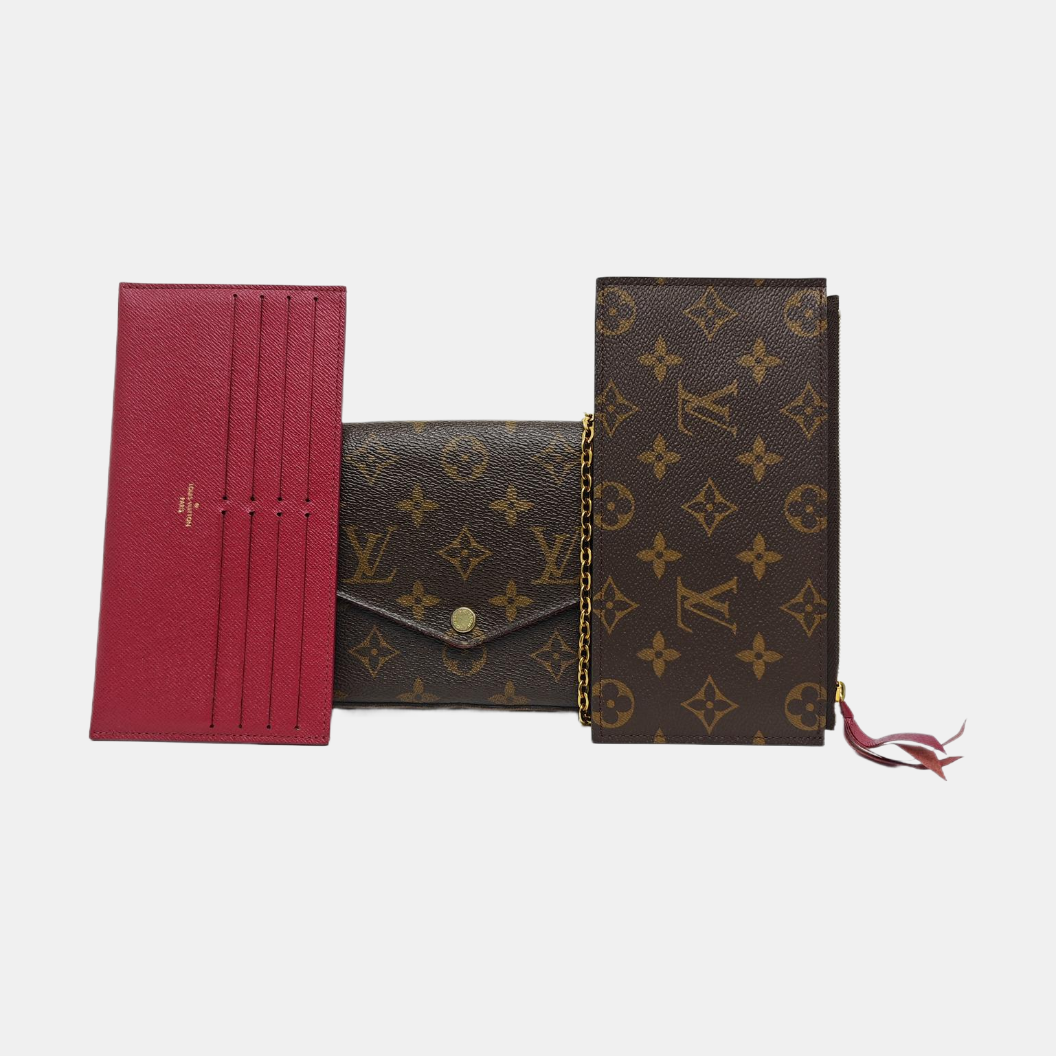FÉLICIE Monogram Coated Canvas Brown