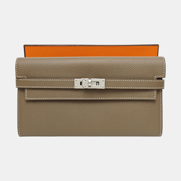 Kelly 20 Epsom Gray Wallet